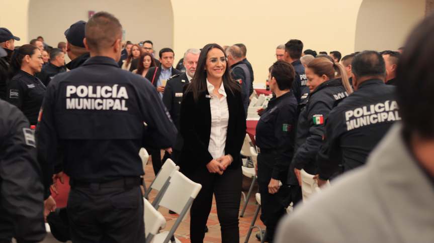 Reconocen la labor de los&nbsp;policías.