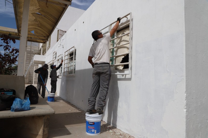 Habilitan refugio temporal para migrantes&nbsp;repatriados.