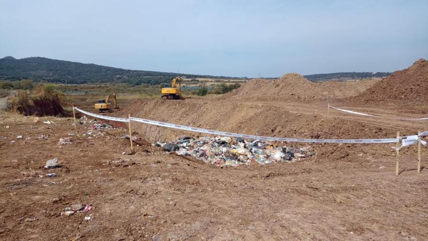Clausuran sitio de disposición irregular de residuos en&nbsp;Tepatitlán.