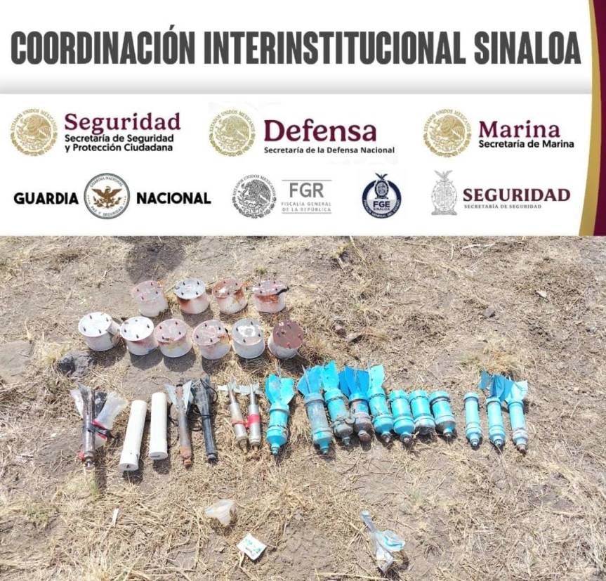 Hallan y Destruyen 32&nbsp;Explosivos.