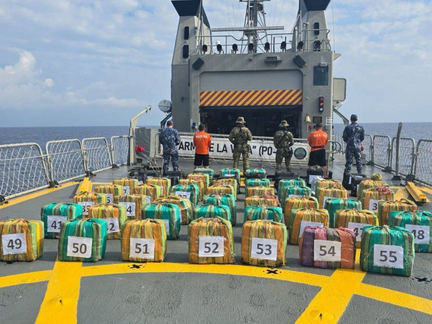 Aseguran 2 toneladas de cocaína en las costas de&nbsp;Chiapas.