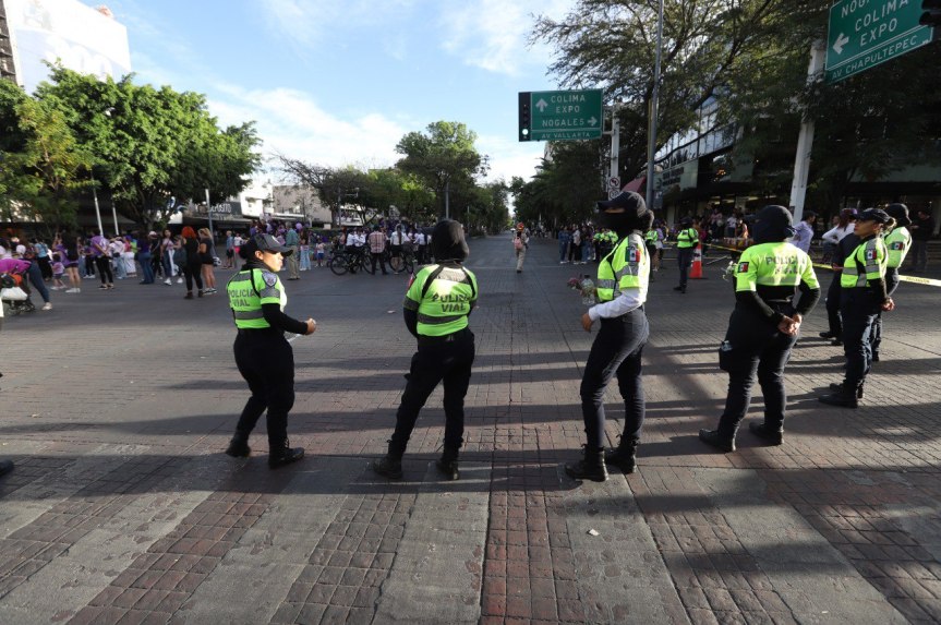 Desplegarán 450 oficiales mujeres para operativo vial en marchas del&nbsp;8M.