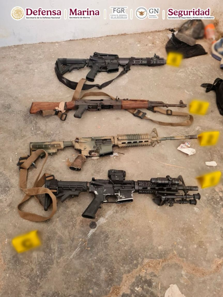 Aseguran arsenal y equipo táctico en&nbsp;Jalisco.