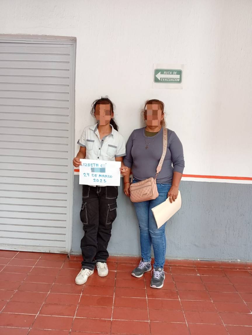 Rescatan a menor y joven en situación de&nbsp;vulnerabilidad.