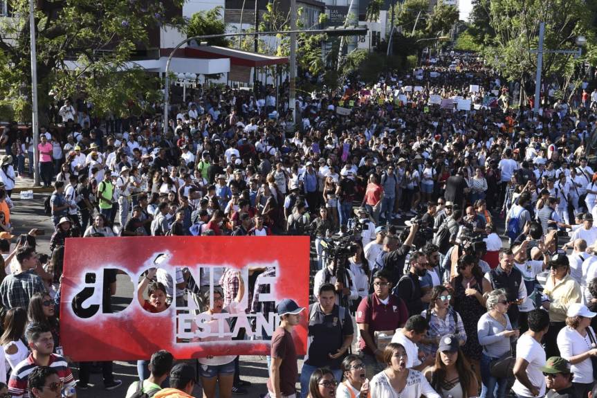 FEU exige la búsqueda de 20 estudiantes desaparecidos desde&nbsp;2014.