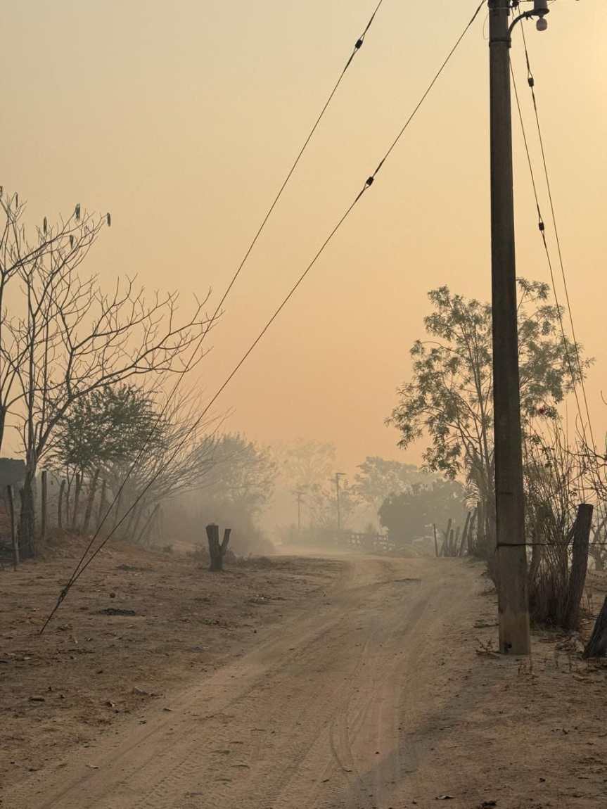 Declaran Emergencia Atmosférica por incendio&nbsp;forestal.