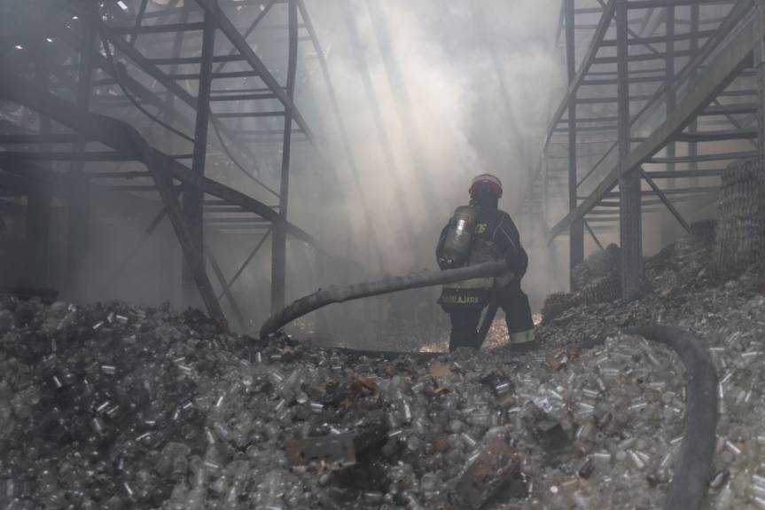 Controlan incendio en El Álamo&nbsp;Industrial.