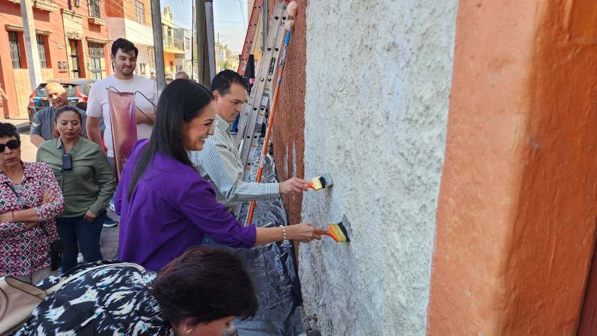 Inician programa de rehabilitación de&nbsp;fachadas.