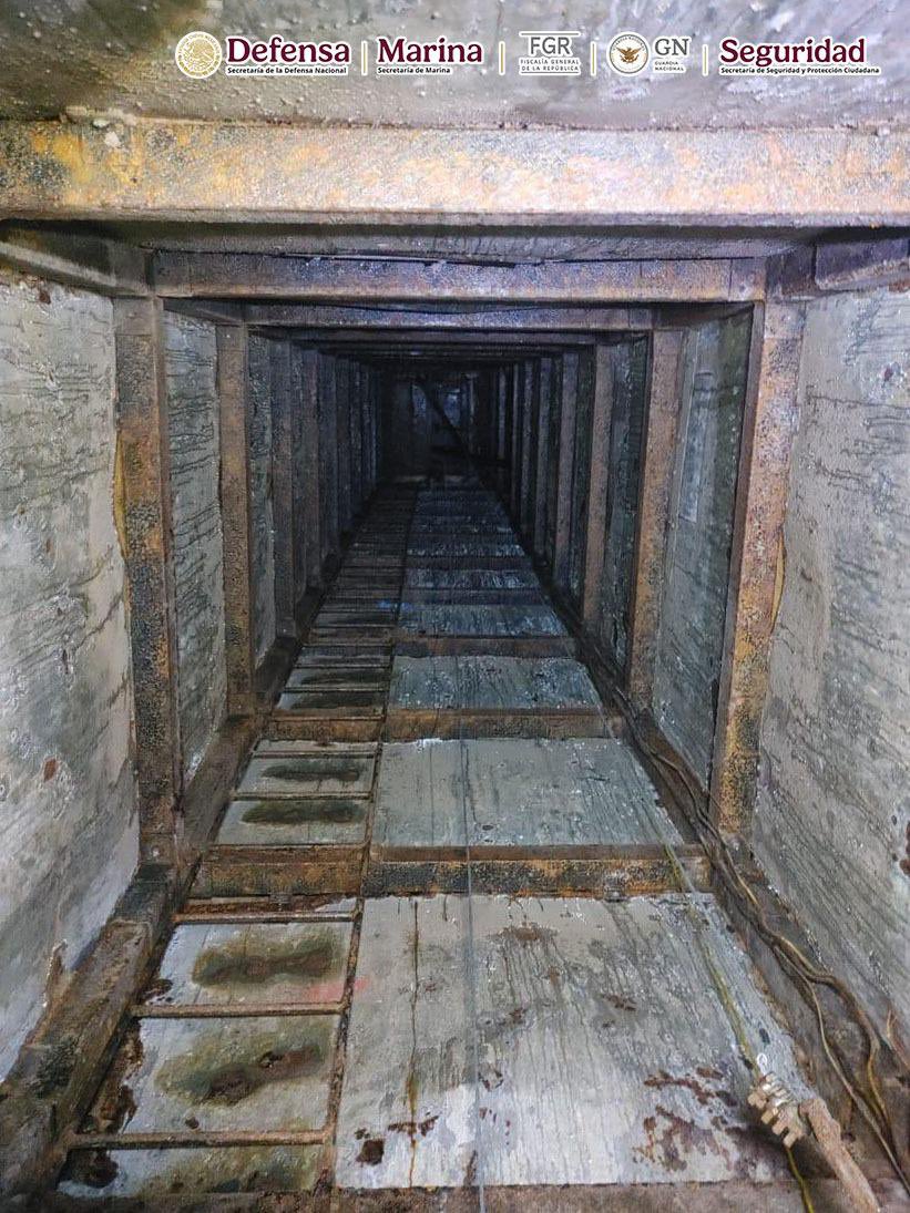 Aseguran túnel, arsenal y vehículos blindados en&nbsp;Culiacán.