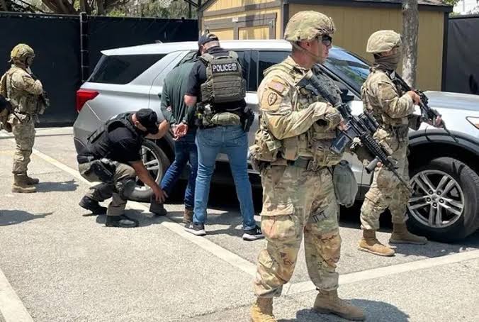 Trump refuerza la presencia militar en&nbsp;L.A.