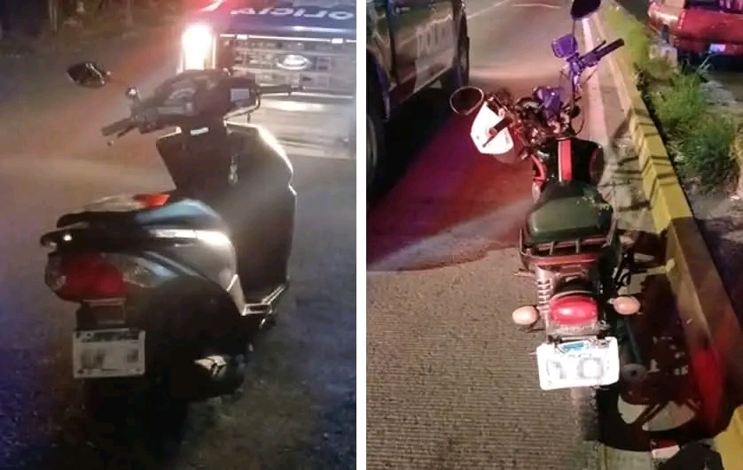 Caen tres por circular en motos&nbsp;robadas.
