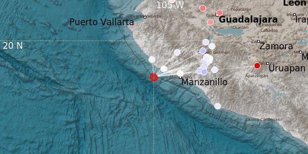 Ocho sismos sacuden la Costa Sur de&nbsp;Jalisco.