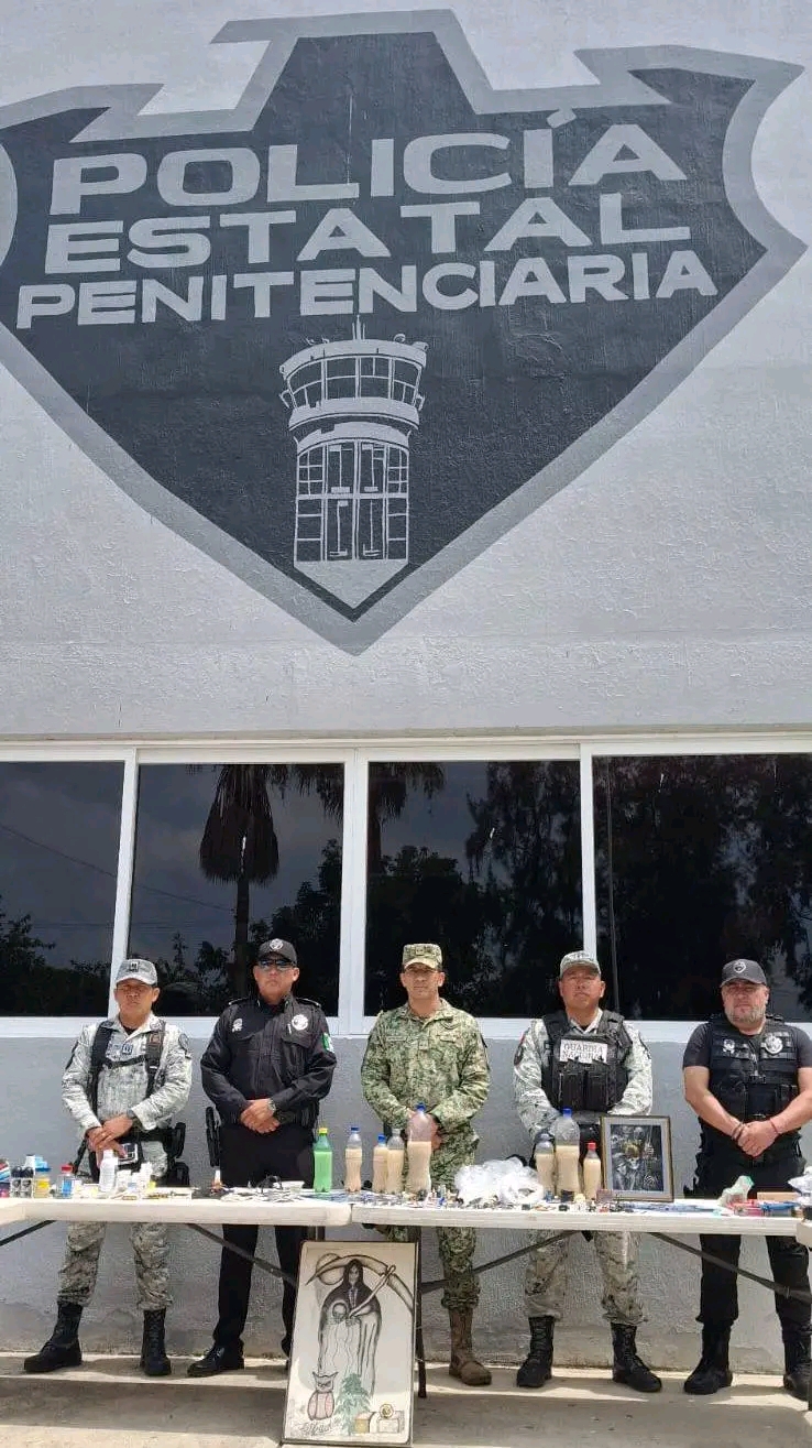 Cateo en penal deja decomiso de droga y objetos&nbsp;prohibidos.