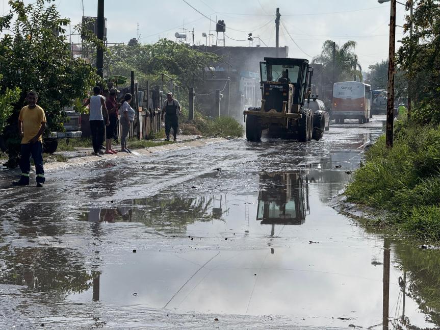 Suman 300 las casas afectadas en El Salto, por&nbsp;inundaciones.