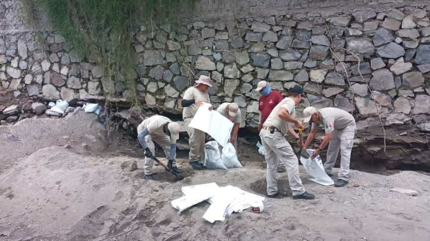 Refuerzan márgenes del Arroyo Seco en&nbsp;Tlaquepaque.