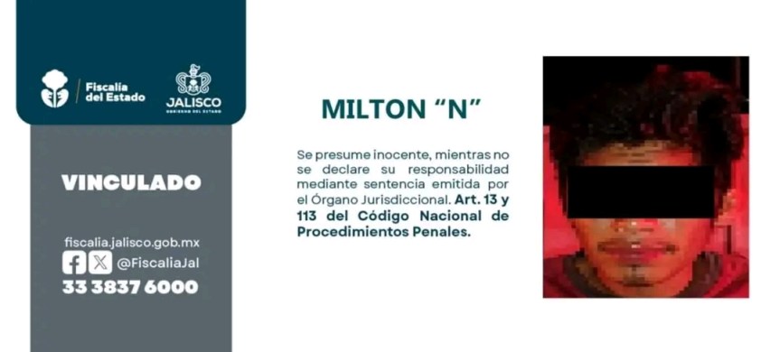 Vinculan a proceso a Milton “N” por homicidio en Tuxpan&nbsp;Jalisco.