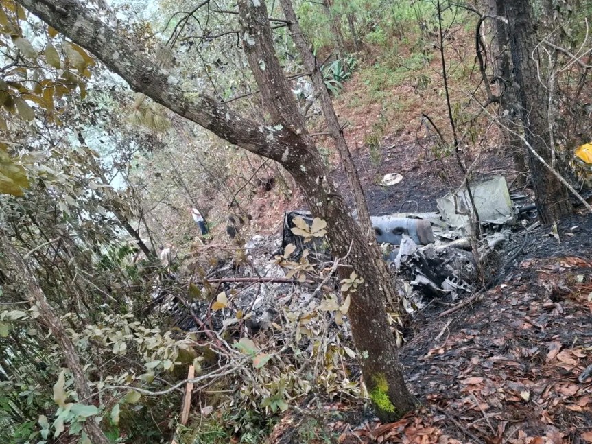 Localizan aeronave de la CFE&nbsp;accidentada.