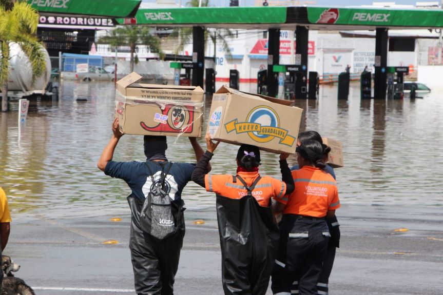 Otra vez el Arroyo Seco inunda Los&nbsp;Sauces.