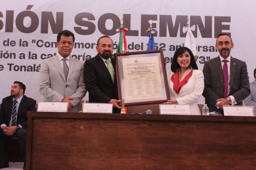 Conmemoran 152 aniversario de la elevación de Tonalá a&nbsp;municipio.