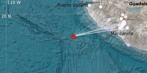 Sismo de 5.3 al suroeste de Punta&nbsp;Pérula.