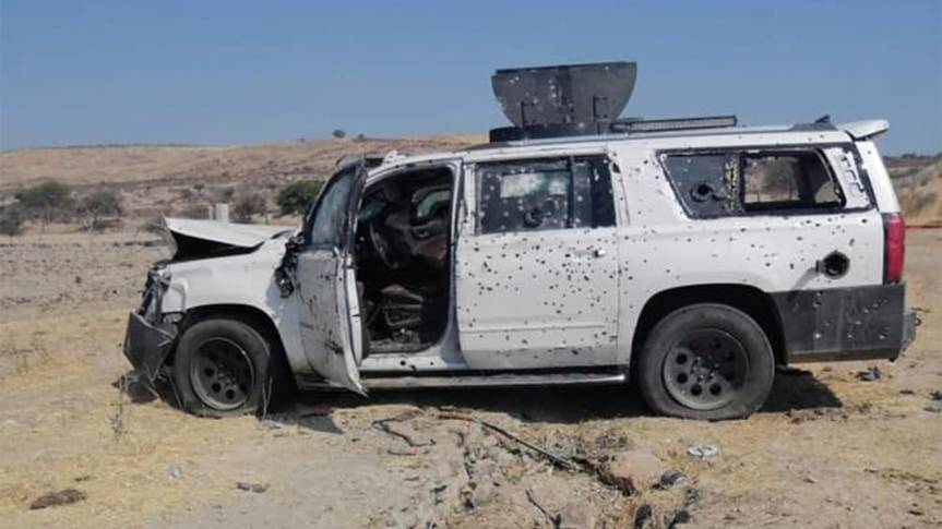 Enfrentamiento armado deja 4 muertos y 5 detenidos en&nbsp;Teocaltiche.