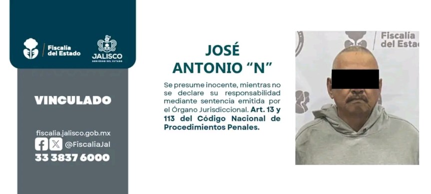 Vinculan a proceso a presunto feminicida en&nbsp;Tlajomulco.