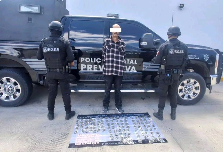 Cae presunto narcomenudista en&nbsp;Teocaltiche.