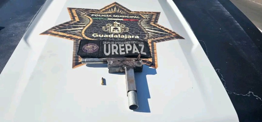 Detenido con Pistola Hechiza en&nbsp;Guadalajara.