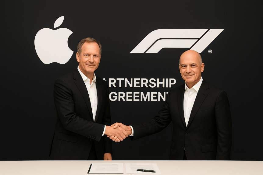 Apple acelera en la F1 con derechos exclusivos en&nbsp;EU.
