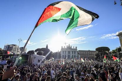 Marchas en Europa condenan el “genocidio” en&nbsp;Gaza.