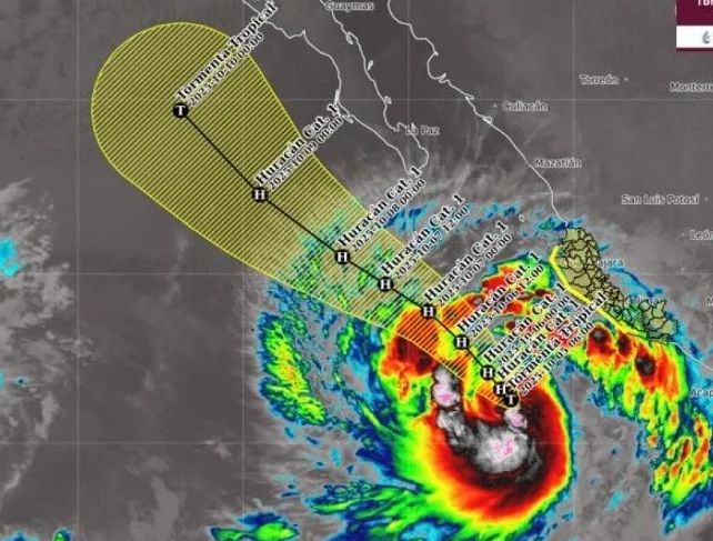 Cierra Puerto Vallarta navegación menor ante el huracán&nbsp;“Priscilla”.