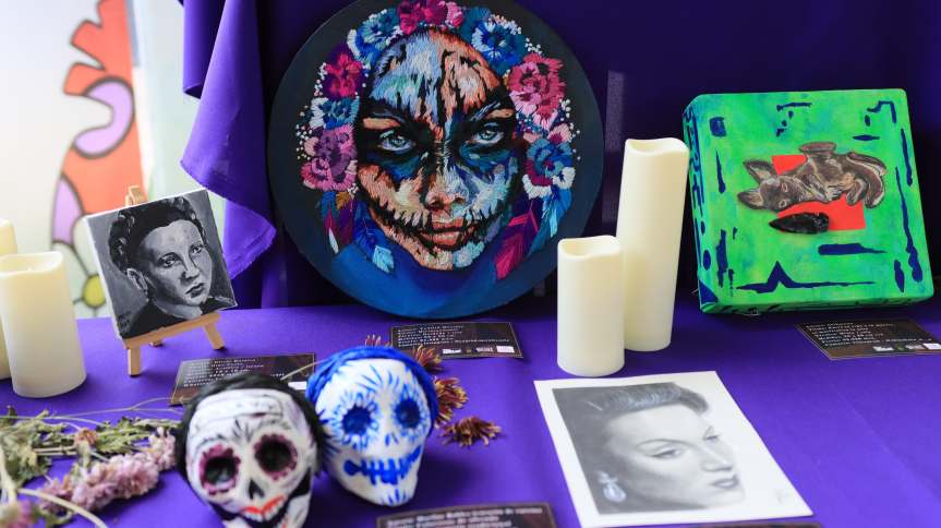 Abren las puertas del Mictlán con una exposición colectiva de&nbsp;arte.