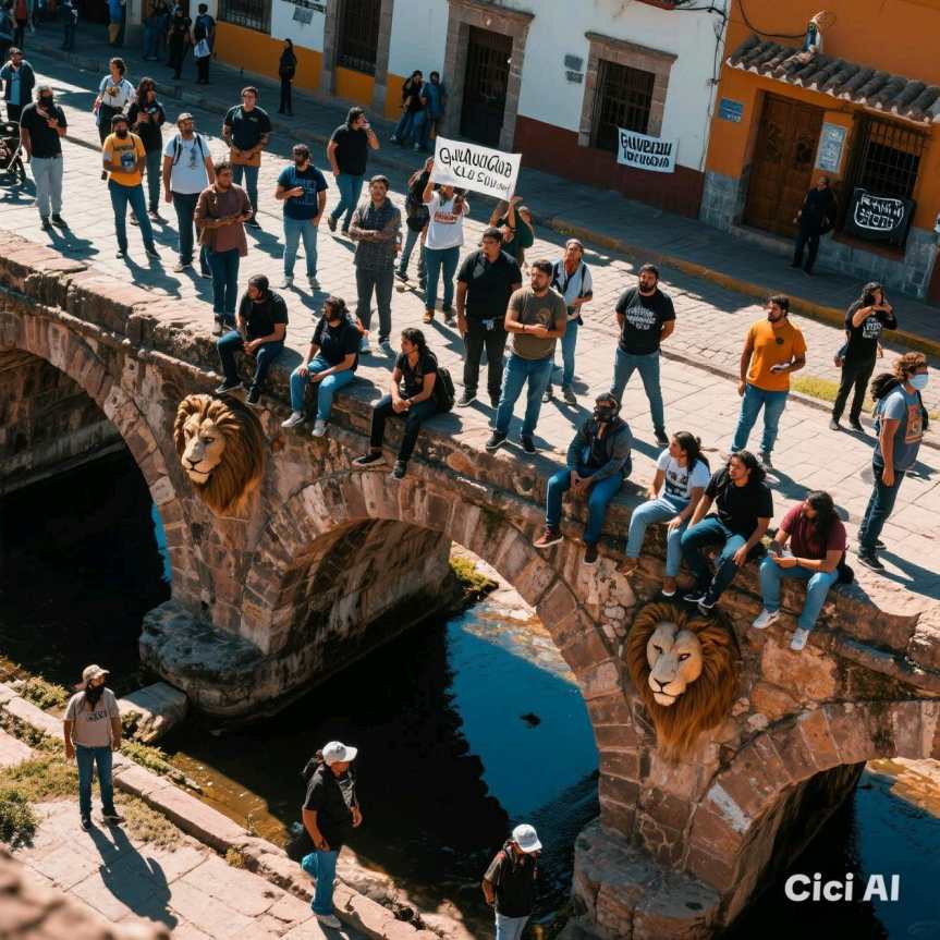 Protesta en Presa Solís Contra Acueducto a&nbsp;León.