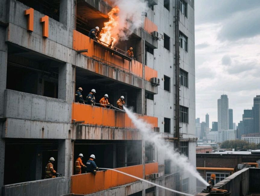 Simulacro de Emergencia en Edificio de Av. Vallarta;&nbsp;Guadalajara.