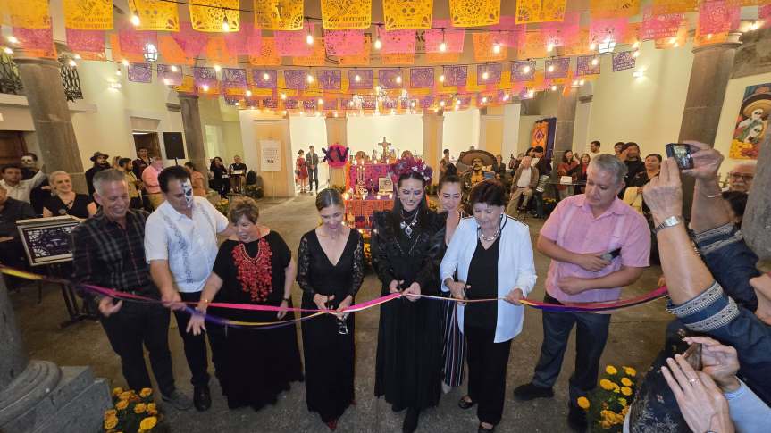 Celebran el XV Festival de Muertos con homenaje a la Catrina&nbsp;«Doria».