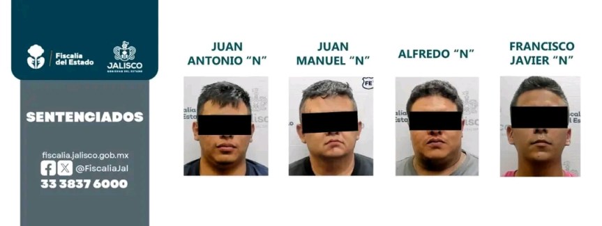 Condenan a 100 Años de Prisión a Cuatro Hombres por Desaparición y&nbsp;Homicidio.