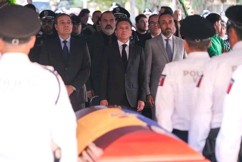 Lemus promete justicia por asesinato de agentes viales en El&nbsp;Salto.