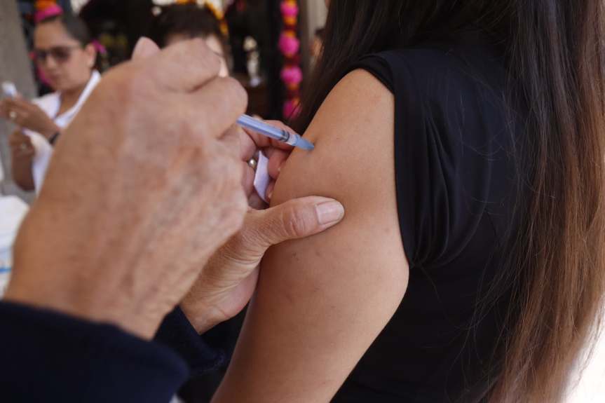 Refuerzan Campaña de Vacunación contra el&nbsp;Sarampión.