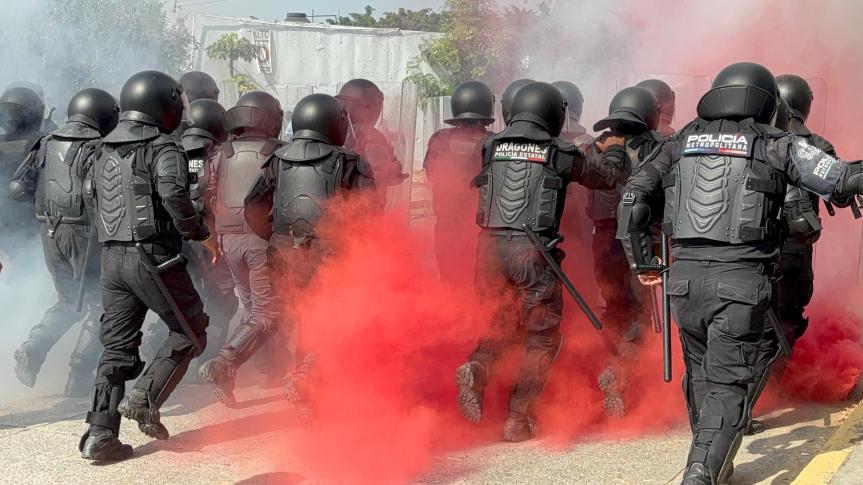 Concluyen capacitación francesa antidisturbios, rumbo al Mundial&nbsp;2026.