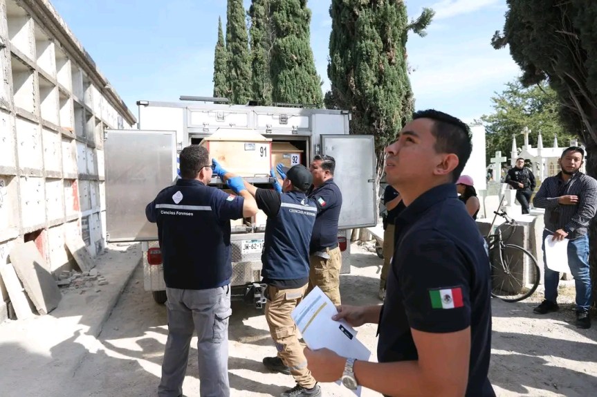 Inhuman ocho cuerpos no identificados o no reclamados en el Panteón&nbsp;Guadalajara.