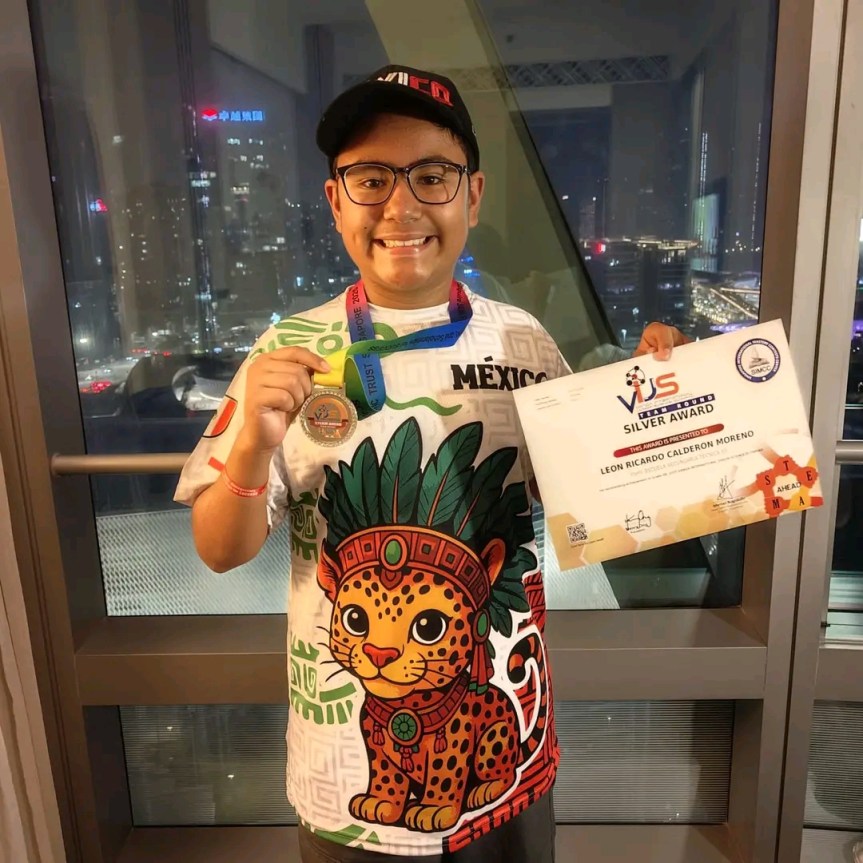 Estudiante de Tonalá gana plata en competencia internacional en&nbsp;China.