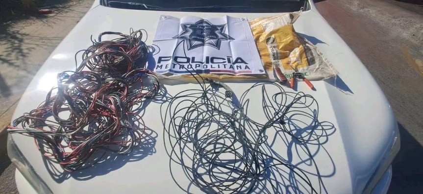 Lo detienen por robar cables de&nbsp;semáforo.