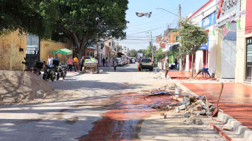 Rehabilitan la calle Hidalgo, en&nbsp;Tlaquepaque.
