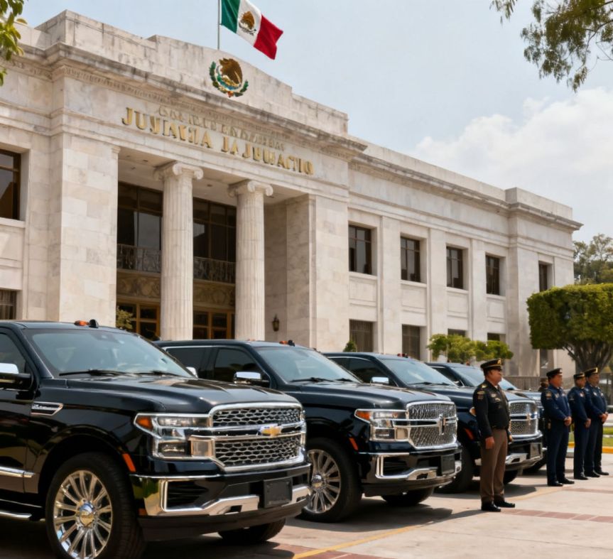 SCJN renovó flotilla de vehículos para nuevos&nbsp;ministros.
