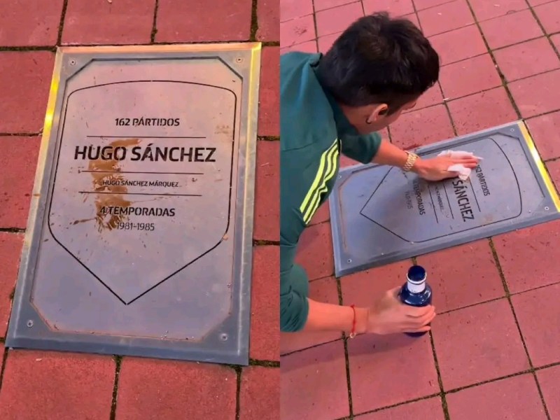 Hugo Sánchez busca al aficionado que limpió su placa en el estadio del Atlético de&nbsp;Madrid.