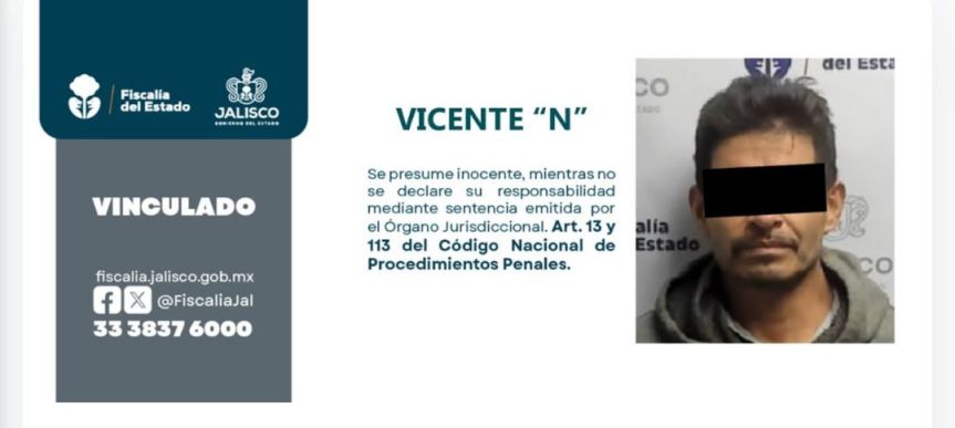 Hombre vinculado a proceso por robo calificado en&nbsp;Zapopan.