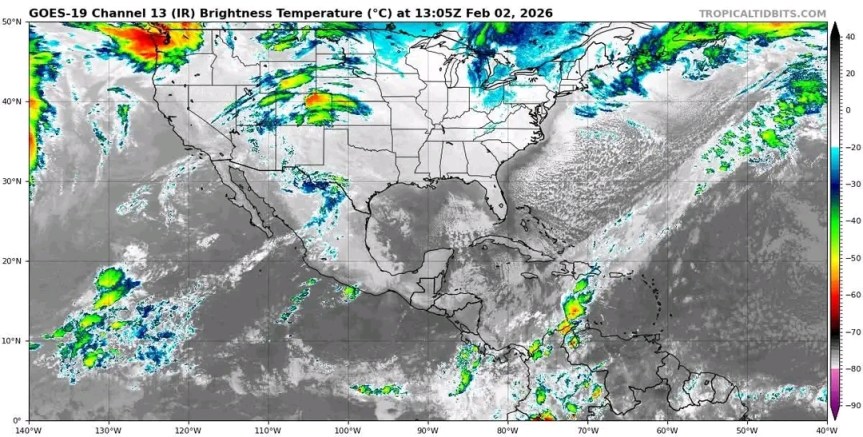 Aumentan probabilidades de lluvia para la segunda mitad de la&nbsp;semana.