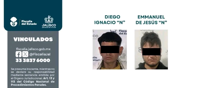 Dos hombres vinculados a proceso por homicidio&nbsp;calificado.