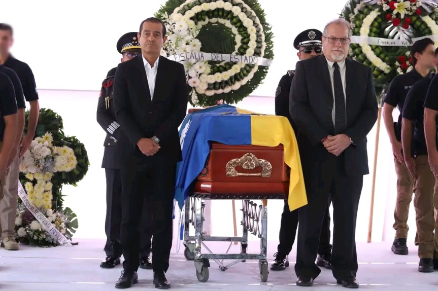 Rinden homenaje póstumo al Policía de Investigación Mario Fernando Tejeda&nbsp;Medina.