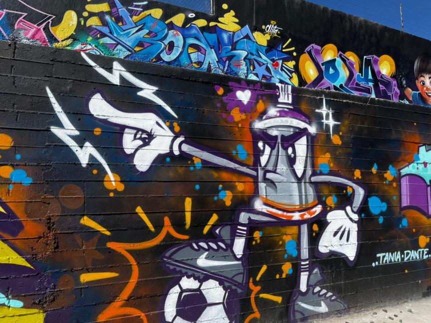 Murales transforman vaso regulador en&nbsp;Tlaquepaque.